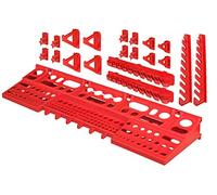 Wall Bracket - 21 Piece Perforated Wall Tool Holder - Hook Set Workshop Tool Hole Storage System