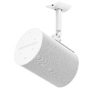 Wall Bracket for Sonos Era 100 Wall Mount & Sonos Era 100 Ceiling Mount - Tilt & Swivel Adjustable Bracket, Wall or Ceiling Mount Install, Space-Saving Design, Metal Heavy Duty, White (Single)
