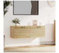 Wall Cabinet 100x36.5x35 cm Sonoma Oak Engineered Wood Floating Modern Storage