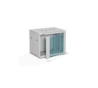 Wall Cabinet 19 Inch 9U 600x450, Door SW-9U-600-450-01-SF
