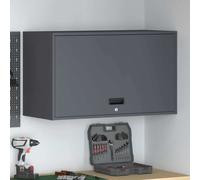 vidaXL Wall Cabinet for Garage with Gas-lift Door Anthracite