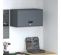 vidaXL Wall Cabinet for Garage with Gas-lift Door Anthracite