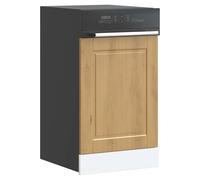 Wall Cabinet Artisan Oak 45x1.5x67cm Engineered Wood Storage Shelving Organizer