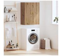 Wall Cabinet Artisan Oak 69.5 x 34 x 90 cm Eng Wood 2 Door Wall Storage Unit