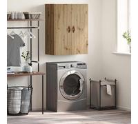 Wall Cabinet Artisan Oak 69.5x34x90cm Engineered Wood Wall-Mounted 2 Door Modern