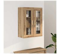 Wall Cabinet Artisian Oak 69.5x34x90 cm Engineered Wood Wall-Mount with Handles