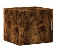 Wall Cabinet Smoked Oak 45x42.5x40cm Engineered Wood Wall-Mount Floating Storage