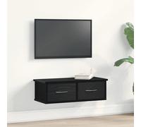 vidaXL Wall Cabinet Black Oak 60 x 26 x 18.5 cm Engineered Wood, Ample Storage S