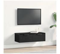 vidaXL Wall Cabinet Black Oak 68 x 30 x 20 cm Engineered Wood