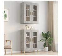 (Concrete grey) vidaXL Hanging Wall Cabinet Storage Cabinet Wall Cupboard Floating Cabinet