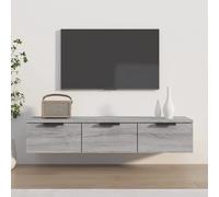 Wall Cabinet Floating TV Unit Media Cabinet Storage Engineered Wood vidaXL