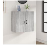 Wall Cabinet Grey Sonoma 60x31x60 cm Engineered Wood Floating Storage Slim Unit