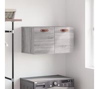 Wall Cabinet Grey Sonoma 60x36.5x35 cm Engineered Wood Berkfield Home Grey One Size