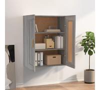 Wall Cabinet Grey Sonoma 69.5x32.5x90 cm Engineered Wood Berkfield Home Grey One Size