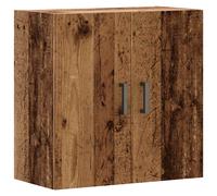 vidaXL 2 Door Sonoma Oak Wall Cabinet - Size: 60 x 60 x 31cm - Brown - Wilko