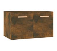 vidaXL Wall Cabinet Smoked Oak 60x36.5x35 cm Engineered Wood