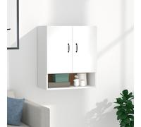 vidaXL Wall Cabinet White 60x31x70 cm Engineered Wood UK NEW