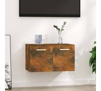 (Smoked oak) vidaXL Wall Cabinet Hanging Storage Cabinet Wall Cupboard Engineered Wood