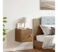 (black, 2 pcs) vidaXL Wall Cabinet Hanging Storage Cabinet Wall Cupboard Solid Wood Pine