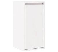 (white, 1) vidaXL Wall Cabinet Hanging Storage Cabinet Wall Cupboard Solid Wood Pine
