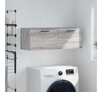 (grey sonoma, 100 x 36.5 x 35 cm) vidaXL Wall Cabinet Wall Storage Display Cabinet Grey Sonoma Engineered Wood