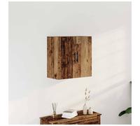 Wall Cabinet Old Wood 60x31.5x60cm Engineered Wood 2 Shelf Bathroom Storage Unit