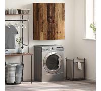 Wall Cabinet Old Wood 69.5x34x90cm Engineered Wood 2 Door Wall-Mounted Modern XL