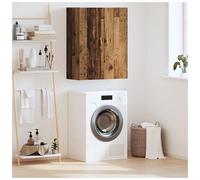 Wall Cabinet Old Wood Engineered Wood 69.5x34x90cm 2 Door Wall-Mounted Storages