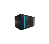 Wall Cabinet Rack 6U 600x450 Black EX.7225