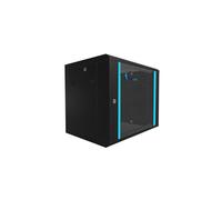 Wall Cabinet Rack 9U 600x450 Black EX.7249