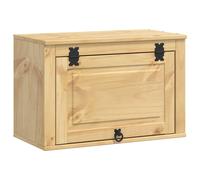 Cabinet with Storage SKI Honey Brown Solid Pine Wood Modern Furniture vidaXL