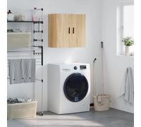 Wall Cabinet Sonoma Oak 60x31x60 cm Engineered Wood Floating Storage Unit Small