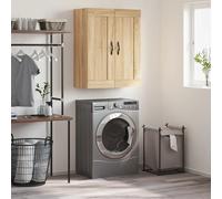 Wall Cabinet Sonoma Oak 69.5x34x90 cm Engineered Wood Floating Storage Hanging