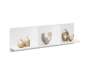 Wall Cabinet White 100x16.5x30cm Engineered Wood Floating Slimline Storage Daily