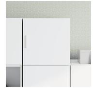 Wall Cabinet White 40x42.5x40 cm Engineered Wood Floating Storage Shelf Compact