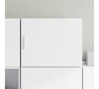 Wall Cabinet White 50x42.5x40cm Engineered Wood Rustic Storage with Door Indoor