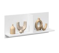 Wall Cabinet White Engineered Wood Floating 70x16.5x30cm Slim Storage Unit Shelf