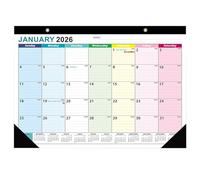 Wall Calendar, 18-Month Monthly Planner, 16.93 x 12.01 inches, Hanging Board, Aesthetic Funny Design, Tear-Resistant Pages, Ideal for School, Home, Kitchen, Offices, Dorm, Family Use
