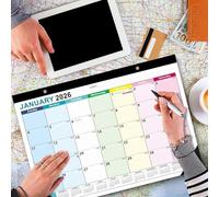 Wall Calendar,18 Monthly Wall Calendar | Stylish Planner And Organizer Sign For Home Office School Work Student Room Kitchen