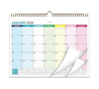 Wall Calendar 2025-2026, 18 Months Academic Calendar, Jul. 2025 - Dec. 2026, 14.76" × 11.75", Monthly Wall Hanging Calendar with Thick Paper for Office Home