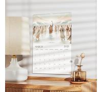 Wall Calendar 2025-2026, 2025 Christian Bible Stories Wall Calendar, Paper Monthly Planner Hangable Home Decor for Dorm Room Family Classroom School Office