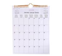 Wall Calendar 2025-2026, Monthly Calendar with Monthly Overview, Multilingual Planner Organiser with Aesthetic Design for Teachers, Children, Family