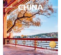 Wall Calendar 2025-2026 Planner Calendar - CHINA Hangable Monthly Wall Calendar with Large Blocks for Organizing & Planning, Academic Schedule, Home, Office & family, Thick & Sturdy Paper (12"x24