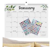 Wall Calendar 2025-2026 - Supplies for Planning the Decorative Program, Wall Planner Two Months Per Stay, 2025-2026 Wall Calendar | Hangovole Monthly Calendar, Month Wall Calendar Do
