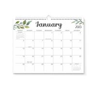 Wall Calendar 2025-2026, Wall Calendar from January 2025 to June 2026, 18 Months to View for Home Office, Tear-off and Large Ruled Blocks for Easy and Efficient Planning Organising