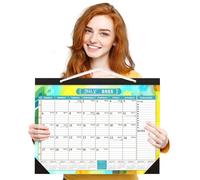 Wall Calendar 2025/26 UK, 2025 Calendar Family Planner A3, 18 Month 2025 Calendars Month to View, Family Calendars 2025 2026 calender from July 2025 - Dec.2026 for Kitchen Home Household- Sunset