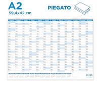 Wall Calendar 2025 59 x 42 cm Planner | Positive | Folded | Maxi Wall Size A2