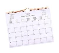 Wall Calendar 2025, Large Wall Calendar, Multilingual Monthly - Family Friendly Calendar Monthly Planner 2025, 12-Month Planner for Christmas, Meetings, Plans