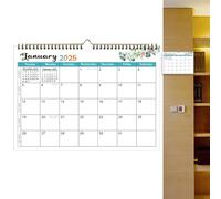 Wall Calendar 2025, Wall Calendar 2025, 18 Month Calendar, Aesthetic Wall Decoration for Home, Art Calendar for Organizing and Planning at Home and School