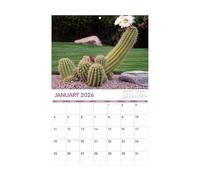 Wall Calendar 2026 | 12 Months Habit Tracker - Decorative Goals Tracking Wall Calendar for Home Dorm School Workplace Bedroom Living Room Adults Women Men Holiday